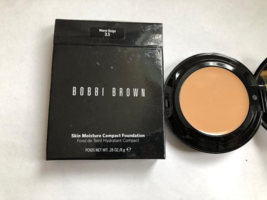 BOBBI BROWN SKIN MOISTURE COMPACT FOUNDATION ~ WARM BEIGE 3.5 ~ NEW WITH... - $32.99