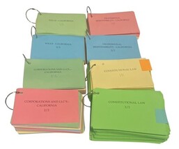 California Bar Exam Flashcards Set Barbri 2025-2026 All Subjects + Chemerinsky image 9