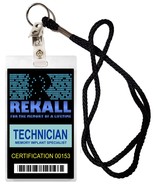 Rekall Novelty ID Badge Halloween Costume Movie Prop&quot;Total Recall&quot; - £10.33 GBP