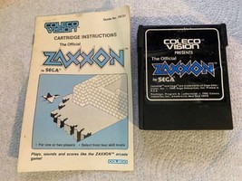 Coleco Vision Zaxxon Video Game Cartridge With Manual - £7.32 GBP