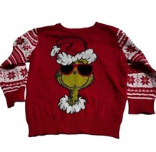 Toddler Grinch Christmas Sweater Ugly Christmas Sweater Grinch W/ Sunglasses 3T - £14.08 GBP