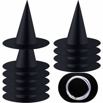 10 Pieces Halloween Decorations Witch Hat Hanging Witch Hat With 246 Feet Hangin - £22.02 GBP