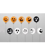 Halloween Pumpkin Ghost Scary Face Balloon Metal Cutting Dies Scrapbook ... - $13.98