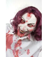 Gory Woman Halloween scary Evil Dead rise Mask Possessed Demonic Girl - $22.99