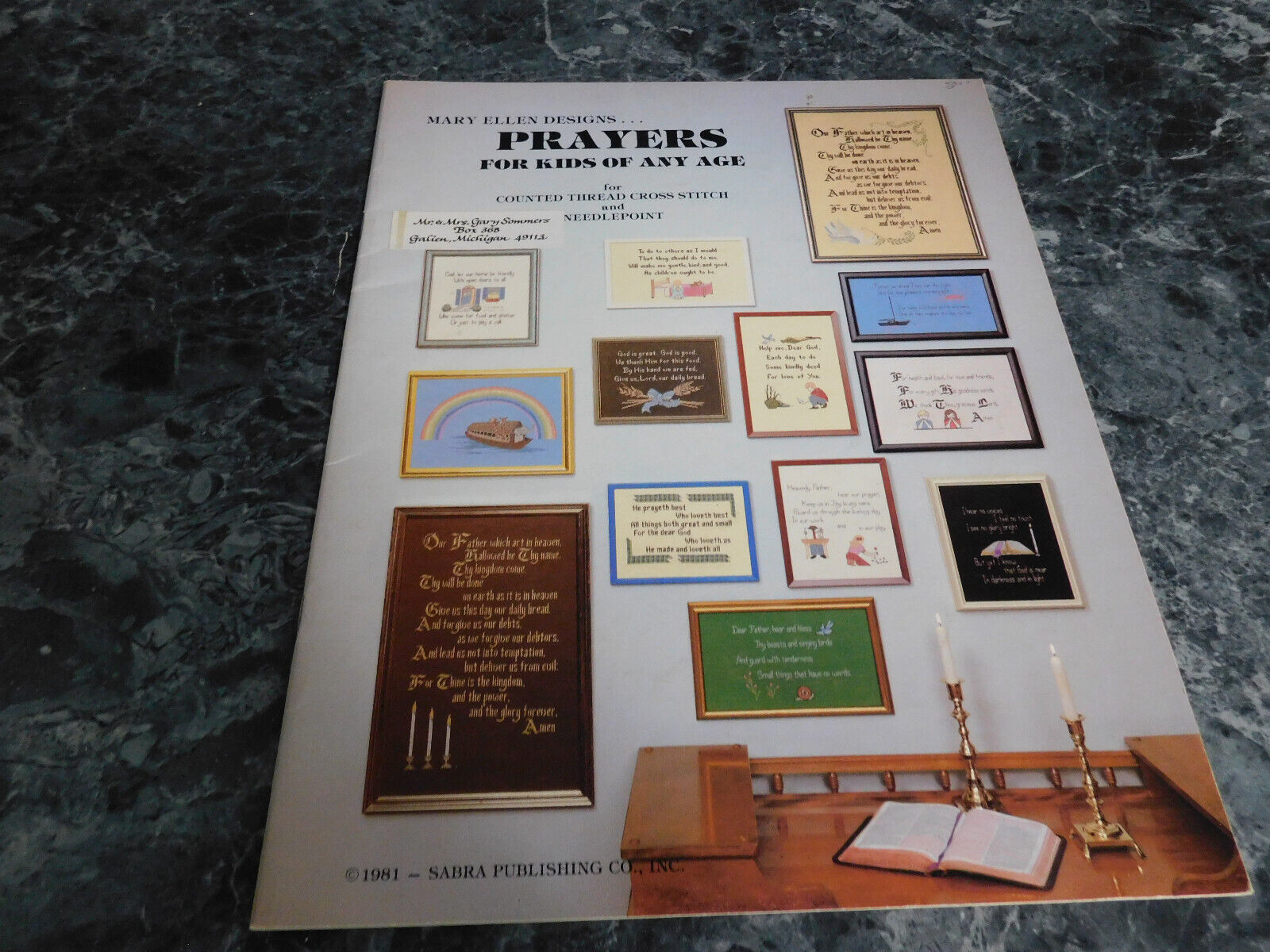 Prayers for Kids of any Age by Mary Ellen Designs Cross Stitch - $2.99