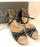 Capezio Rosa Ballroom Dance Shoes Sandals SD02S Women&#39;s 11 M Black - €28,54 EUR