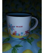 STARBUCKS COFFEE Miami  You Are Here Collector Series Mug 14 oz 2013 Flo... - £26.17 GBP