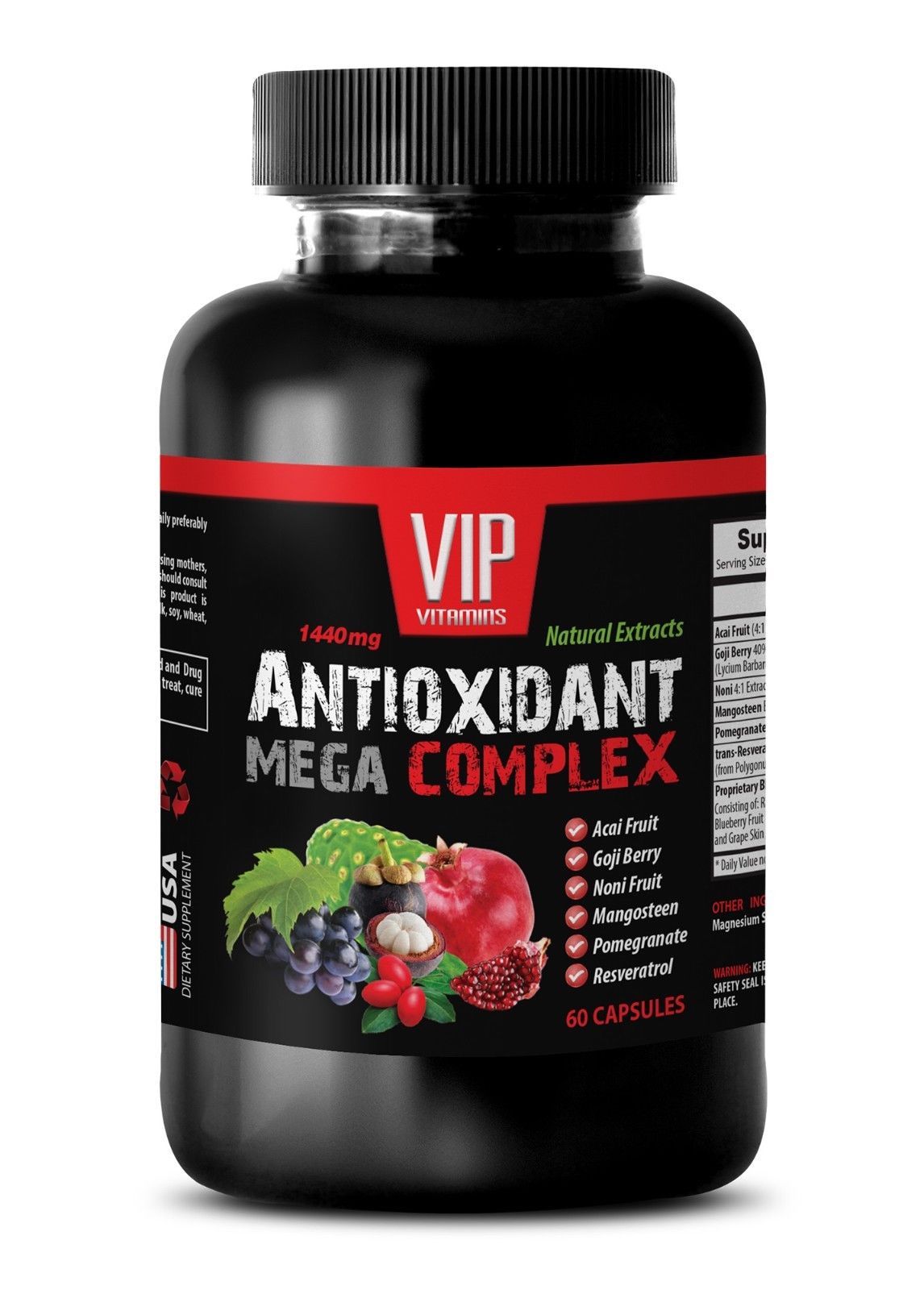 Antioxidant supplement fertility - ANTIOXIDANT MEGA COMPLEX 1B - Noni capsules