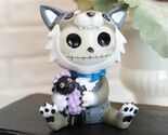 Larger Furrybones Wolfgang Skeleton In Wolf Costume With Purple Sheep Fi... - $19.99