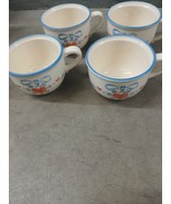 4 Sigma Western Germany Hearts and Flowers Coffee Cups - $12.99