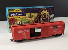 Athearn 1310 Burlington Route 50&#39; Dbl Door Box Car CB&amp;Q 48500 HO Scale - £10.27 GBP