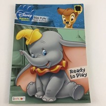 Disney Animal Friends Big Fun Book To Color Ready To Play Dumbo Bendon 2014 - £13.73 GBP