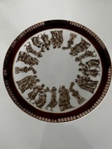 Royal Crown Roman Festival 22K Gold Trim Cake Stand/ Serving Plate Lovel... - $60.99 CAD