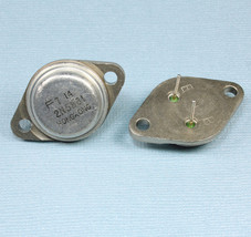 2pc MPN: 2N5881 Transistor GP BJT NPN 60V 15A 3-Pin (2+Tab) TO-3 (F7 14) - $10.75