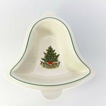 Pfaltzgraff Christmas Heritage Bell Shaped Serving/Vegetable Bowl -Tree Presents - £8.31 GBP