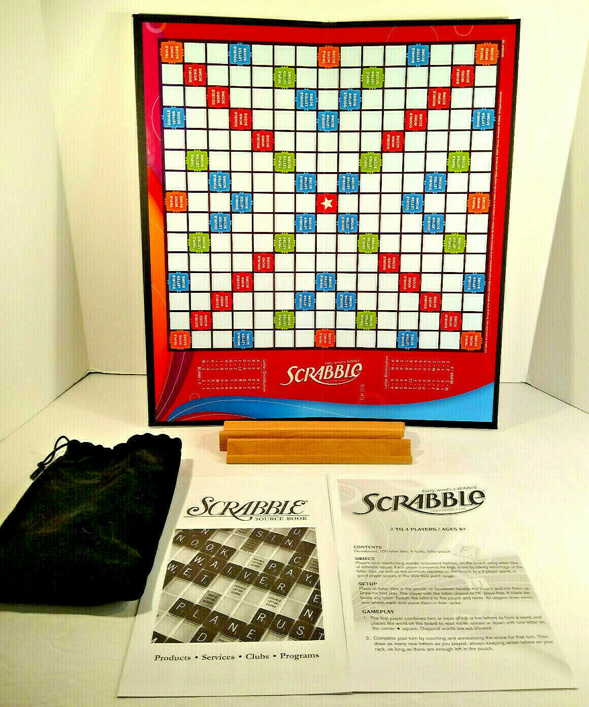 Scrabble Crossword Game Parker Brothers Hasbro ©2008  - $13.96
