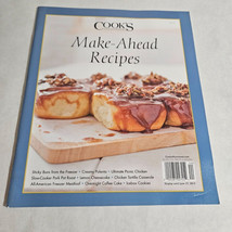 Make-Ahead Recipes Cook&#39;s Illustrated Magazine 2013 - £10.25 GBP