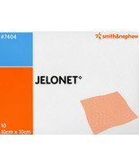 Jelonet Paraffin Gauze Dressings 10cm X 10cm , 1 pack of 10 Dressings - £6.57 GBP
