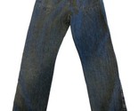 Wrangler Mens Relaxed Straight Denim Jeans High Rise Blue Size 38X32 - $9.97