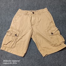American Eagle Cargo Shorts Adult 26 Brown Khaki Classic Fit 10&quot; Inseam - $17.38