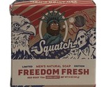 Dr. Squatch Limited Edition FREEDOM FRESH Men’s Natural Soap 5 oz Bar Ze... - $17.99