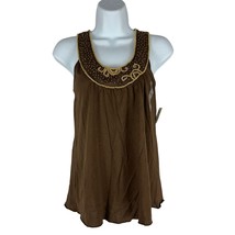 Old Navy Women&#39;s Perfect Fit Sleeveless Beaded Top Size XS - £14.53 GBP