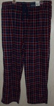 Nwt Mens Stafford Red White Blue Fleece Pajama Bottoms / Lounge Pants Size Xxl - £18.35 GBP