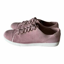 Vionic Brinley Blush Pink Suede Low Top Athleisure Sneakers Size 9.5 - £38.77 GBP
