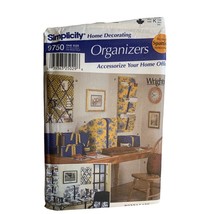 Simplicity Home Office Organizers Sewing Pattern 9750 - Uncut - $12.86