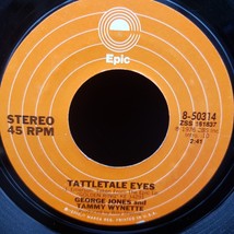 George Jones  and Tammy Wynette on Epic Records Near You / Tattletale Ey... - $4.94