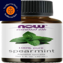 NOW Essential Oils, Spearmint Oil, Stimulating Aromatherapy Scent, Steam...  - £16.03 GBP