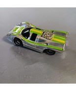 Vintage Tyco HO Slot Car Porsche 917 #4, Chrome/Lime Green Cruve Hugger - $527.41 MXN
