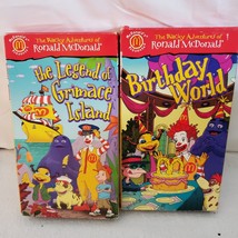 Vintage The Wacky Adventures of Ronald Mcdonald VHS Lot of 2 - Legend of... - £15.47 GBP