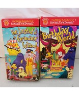 Vintage The Wacky Adventures of Ronald Mcdonald VHS Lot of 2 - Legend of... - £15.52 GBP