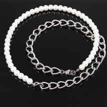 New Trendy Imitation  Chain Men Necklace Fashion Handmade 6mm Bead Chain Necklac - £12.69 GBP