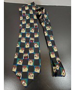 Vintage 1998 Warner Brothers Studio Store Tasmanian Devil necktie - 100%... - £18.08 GBP