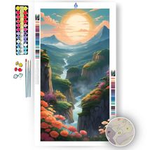 Ghibli-Inspired Enchanted Landscape - Paint by Numbers Kit - £23.90 GBP+