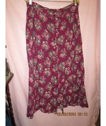 Vintage 90s Rose Floral Skirt M/L Boho Grunge Romantic Cottage Core Midi... - €12,92 EUR