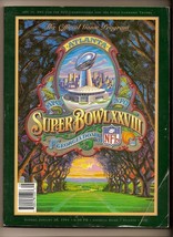 Super Bowl 28 XXVIII program Cowboys Bills Superbowl - $35.13