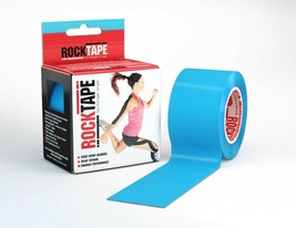 RockTape 5cm x 5m Kinesiology Tape Roll Electric Blue - Muscle Support - £17.06 GBP