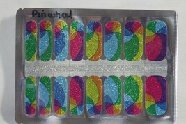 Nail Polish Strips (New) Pinwheel - Bright & Fun -16 Strips - £8.67 GBP