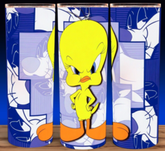 Tweety Bird and Sylvester Cartoon Cup Mug  20oz with lid and straw - $19.75