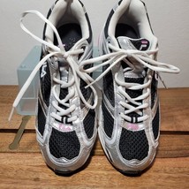 Womens Fila DLS Lite sneakers pink and gray great condition size 11 - £17.61 GBP