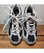 Womens Fila DLS Lite sneakers pink and gray great condition size 11 - £17.37 GBP