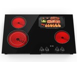 Electric Cooktop, 30 Inch Built-In Electric Smoothtop With 4 Elements, T... - $345.99