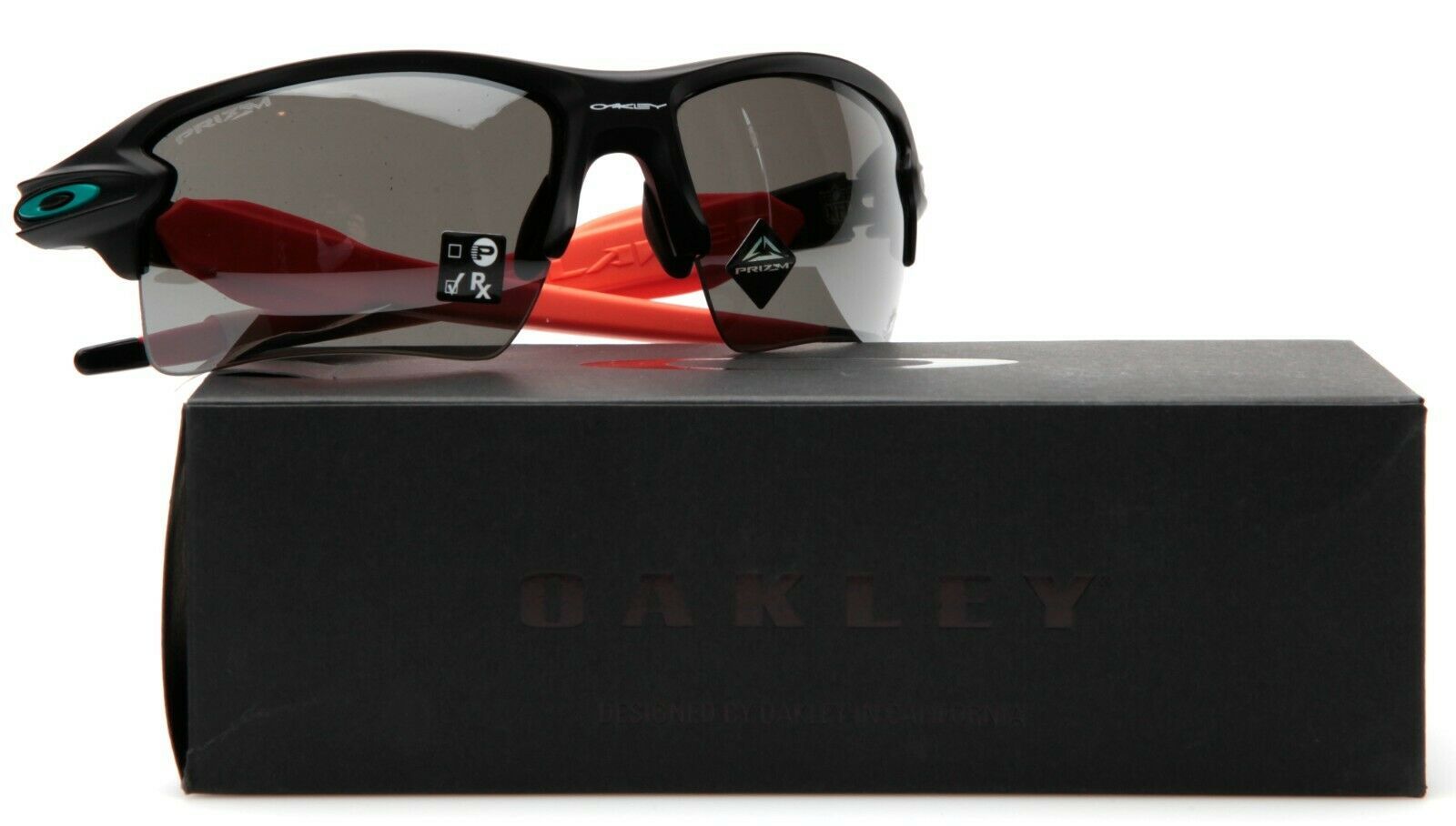 Primary image for New OAKLEY FLAK 2.0 OO9188-D559 BLACK SUNGLASSES 59-12-133mm