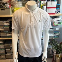 Lacoste Short Sleeve Polo Men's Tennis T-Shirts White [004/US:M] NWT DH3884-18B - $98.91