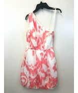 Shoshanna Women&#39;s 100% Silk One Shoulder Ikat Print Bubble Print Dress S... - $42.30 CAD