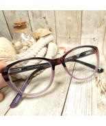 Foster Grant Tortoise Brown Purple Reading Glasses LO1221 3086B +1.75 52... - $138.12 MXN