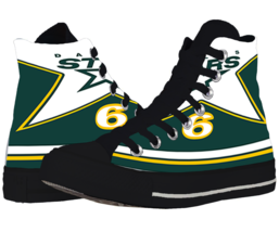 Dallas Stars Hockey Team Affordable Canvas Casual Shoes - £30.93 GBP+
